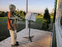 Porch violin