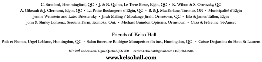 Kelso Hall sponsors