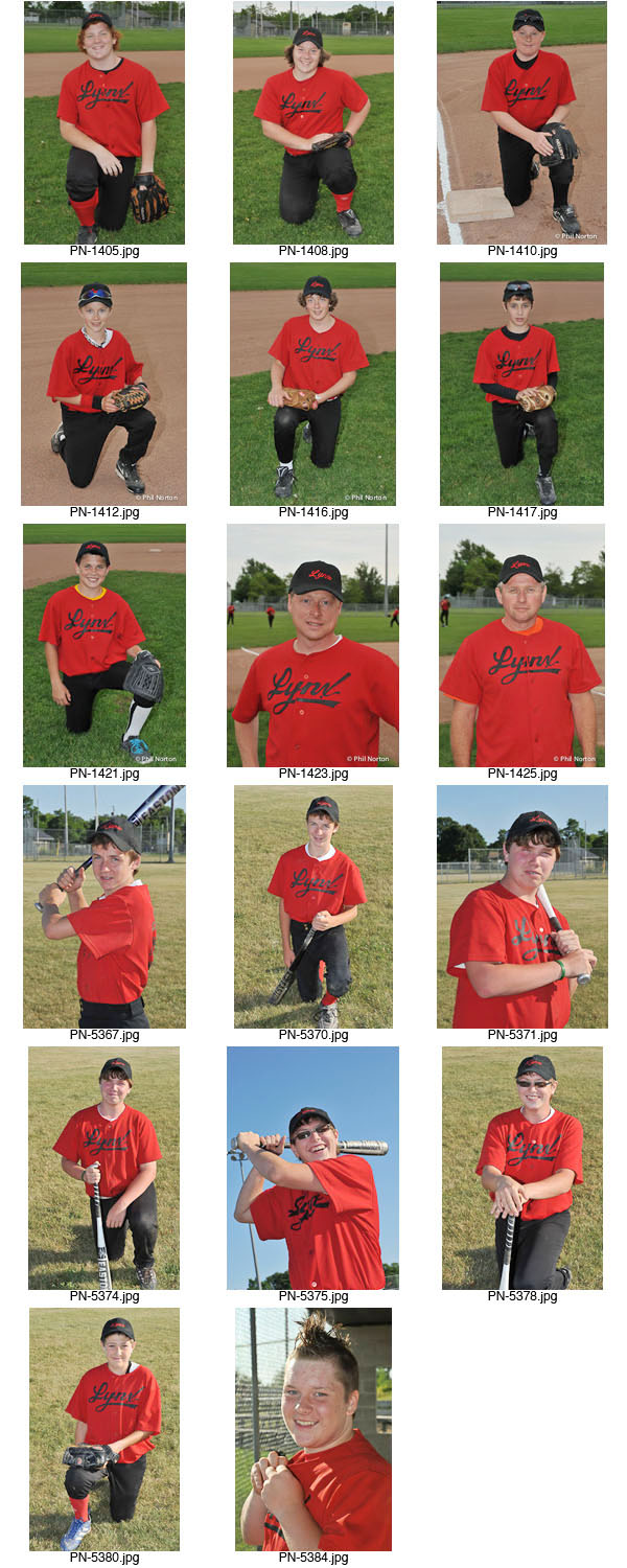Prince Edward County Minor Baseball League 2011