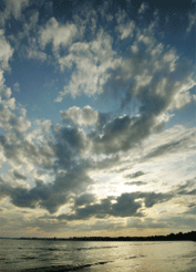 Sandbanks sky