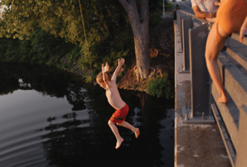 boy jumping