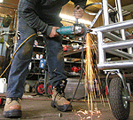 Grinder sparks