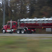 fracking water truck residual waste