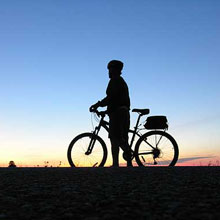 Bicycle silhouette