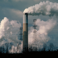 coal-burning super stack Shippingsport Pennsylvania