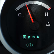 Oil guage automobile