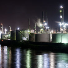 oil refinery