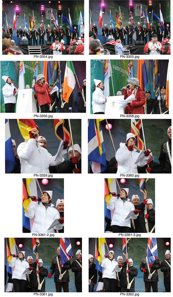 Olympic Torch Relay event in Picton, Ontario.