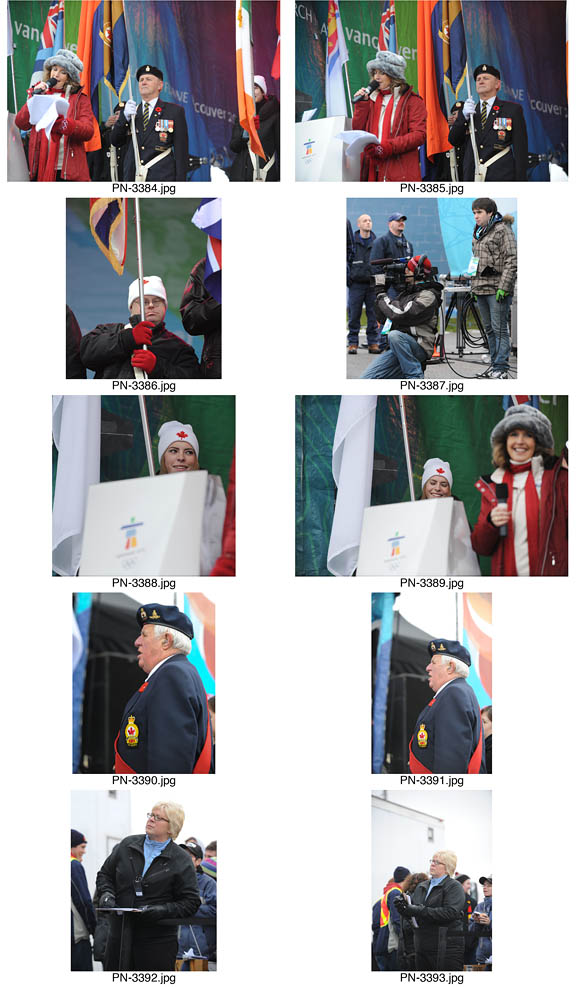 Olympic Torch Relay event in Picton, Ontario.