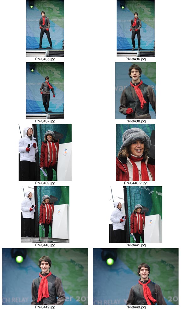 Olympic Torch Relay event in Picton, Ontario.