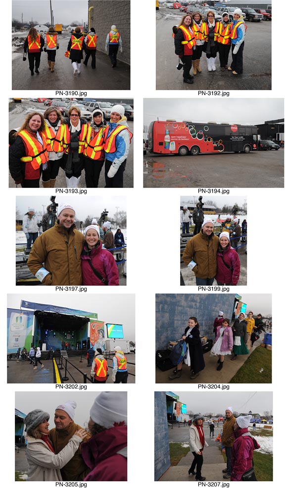 Olympic Torch Relay event in Picton, Ontario.
