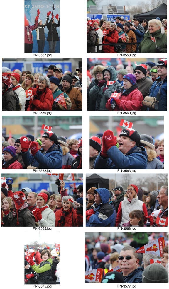 Olympic Torch Relay event in Picton, Ontario.