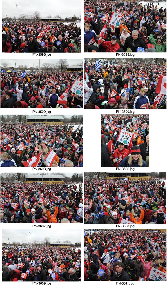 Olympic Torch Relay event in Picton, Ontario.