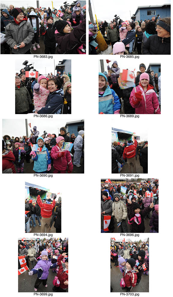 Olympic Torch Relay event in Picton, Ontario.