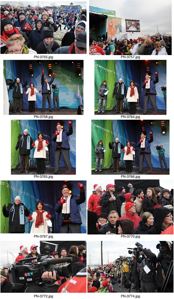 Olympic Torch Relay event in Picton, Ontario.