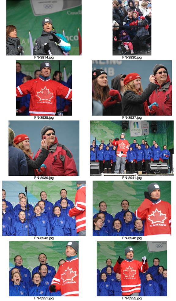 Olympic Torch Relay event in Picton, Ontario.