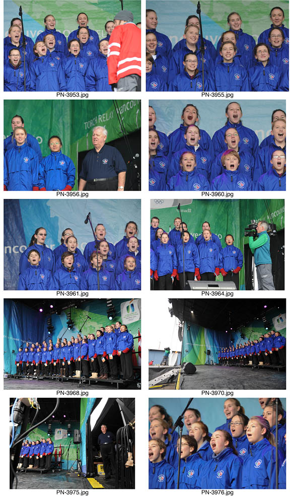 Olympic Torch Relay event in Picton, Ontario.
