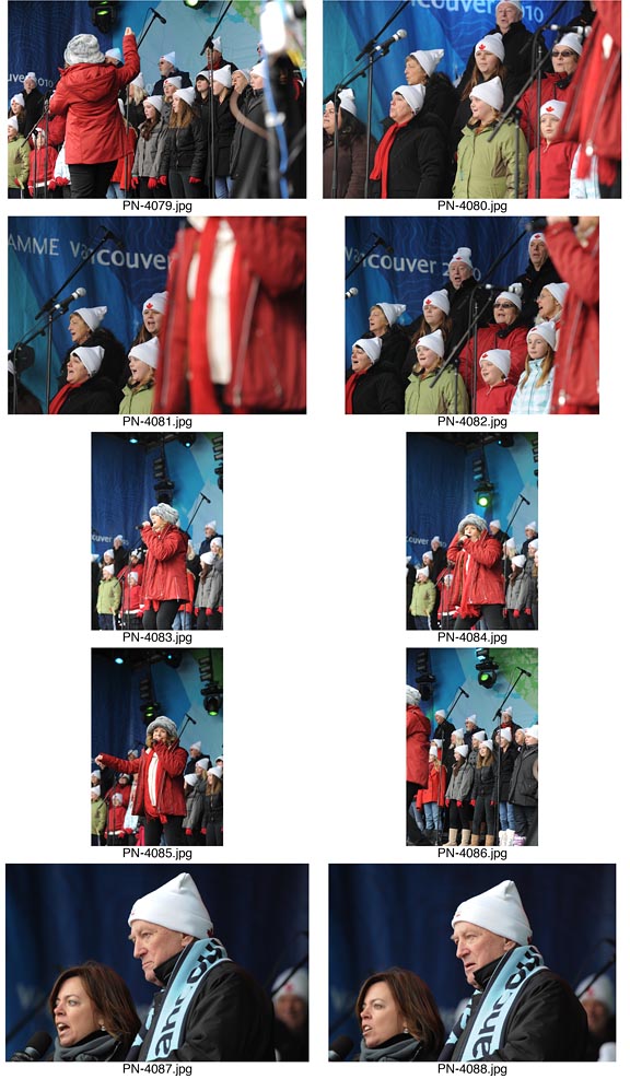 Olympic Torch Relay event in Picton, Ontario.
