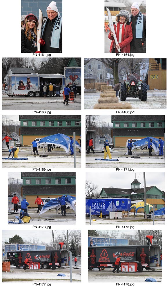 Olympic Torch Relay event in Picton, Ontario.