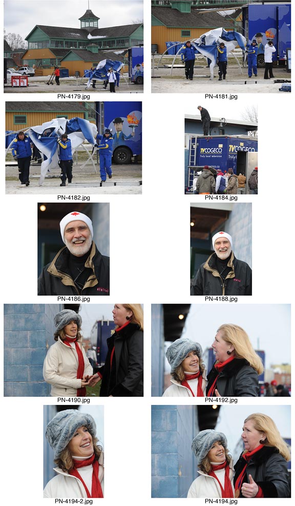 Olympic Torch Relay event in Picton, Ontario.