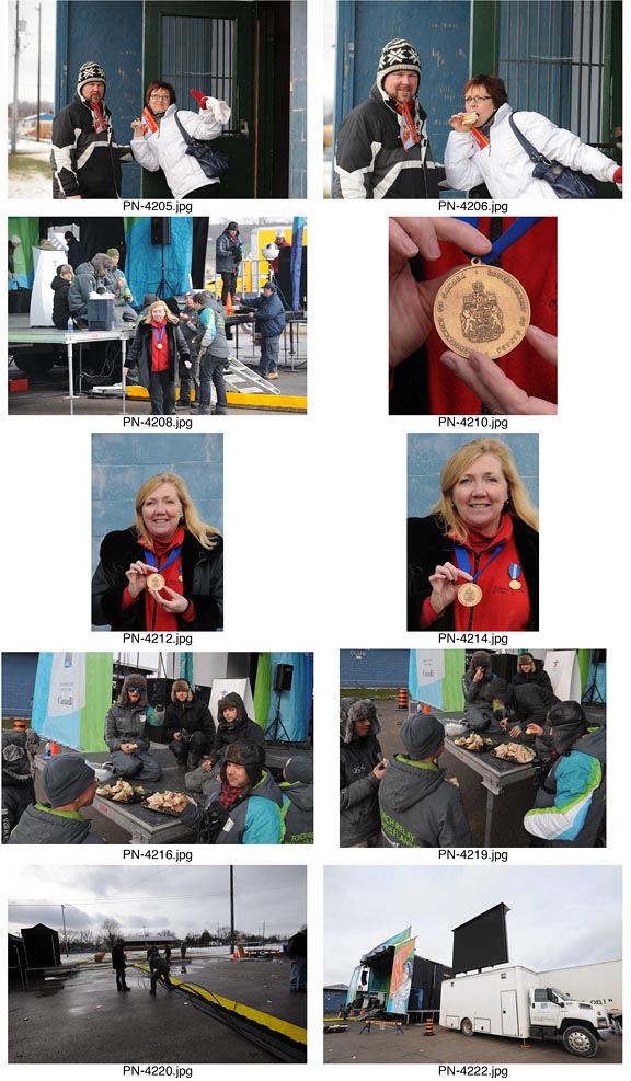 Olympic Torch Relay event in Picton, Ontario.