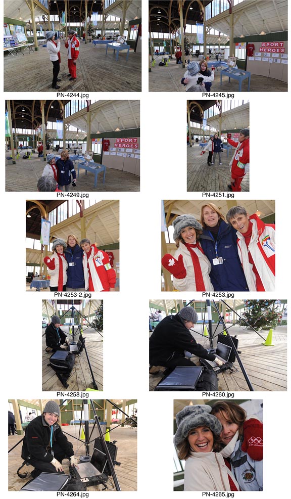 Olympic Torch Relay event in Picton, Ontario.