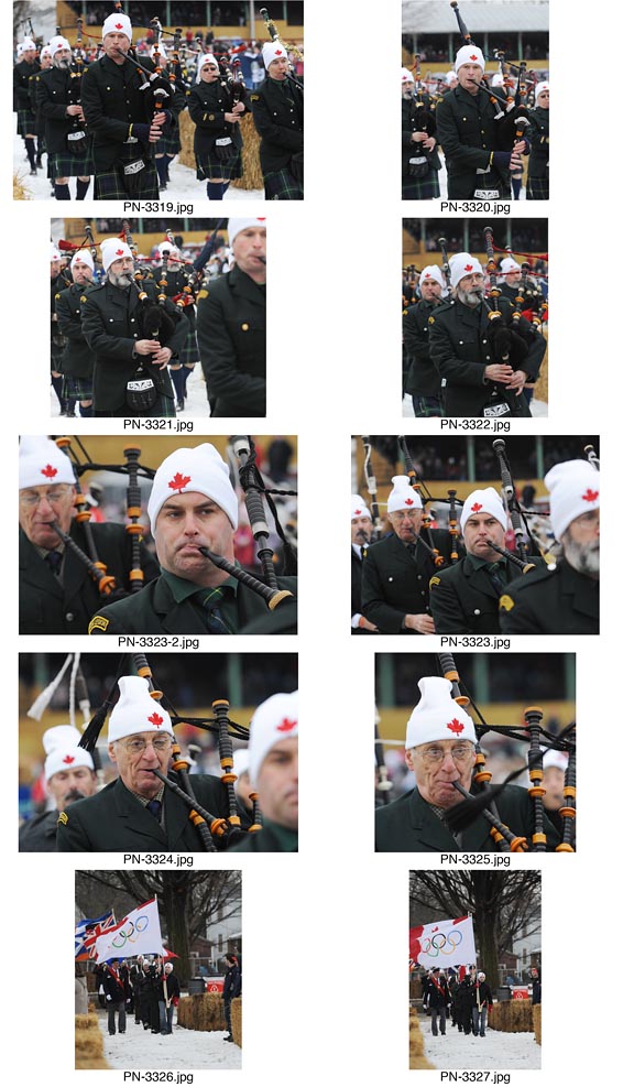 Olympic Torch Relay event in Picton, Ontario.