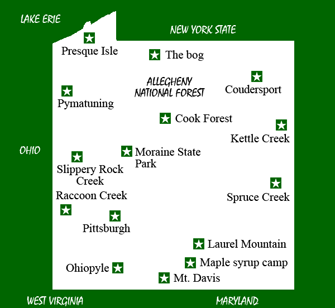 Pennsylvania map