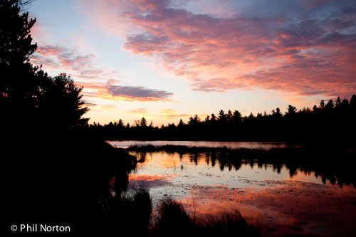 sunrise sumac centre Frontenac Arch lake