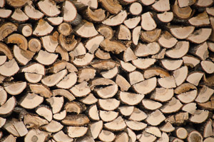 firewood pile